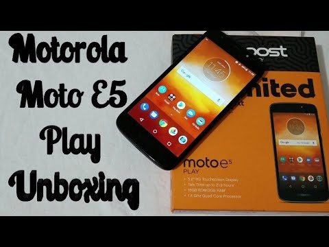 Video over Motorola Moto E5 Play