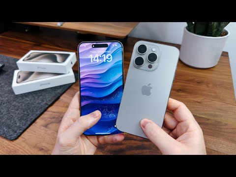 Video over Apple iPhone 15 Pro Max